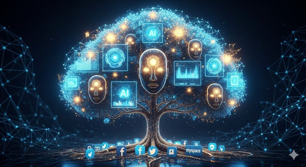 Impact of AI on Social Media History